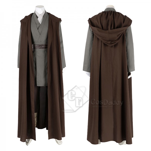 Star Wars Obi-Wan Kenobi Season 1 Cosplay Costumes Halloween Grey Suit