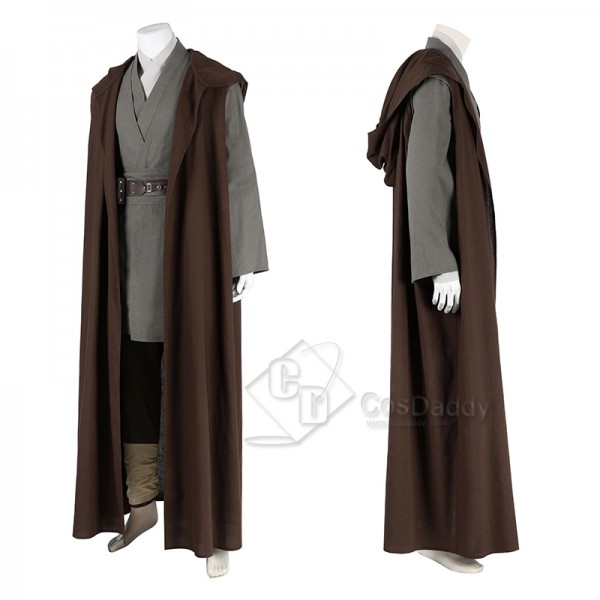 Star Wars Obi-Wan Kenobi Season 1 Cosplay Costumes Halloween Grey Suit