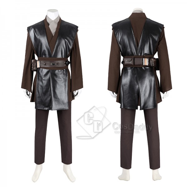 Star Wars Episode II Attack of The Clones Anakin Cosplay Costume Skywalker Suit