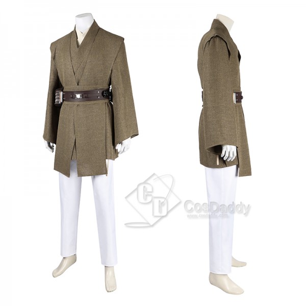 Star Wars Attack of the Clones Mace Windu Cosplay Costume Halloween Suit