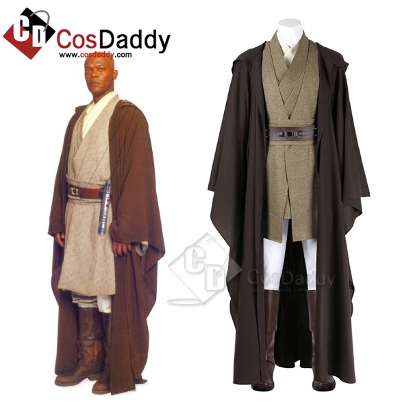 Star Wars Attack of the Clones Mace Windu Cosplay ...