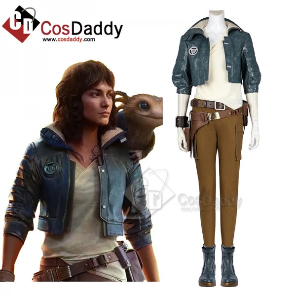 2024 Star Wars Outlaws Kay Vess Cosplay Costume Ha...