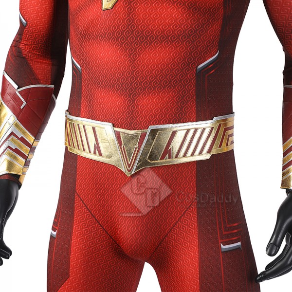 Shazam! Fury Of The Gods Billy Batson Captain Marvel Cosplay Costume Superhero Jumpsuit Superman Bodysuit