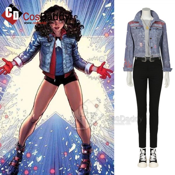 Doctor Strange in The Multiverse of Madness Miss America Chavez Cosplay Costume Halloween Carnival Suit