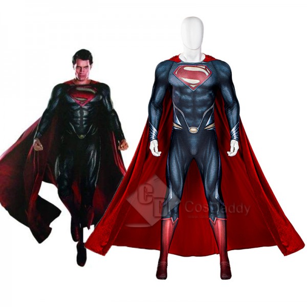 2022 New Superman Man of Steel Clark Kent Cosplay ...