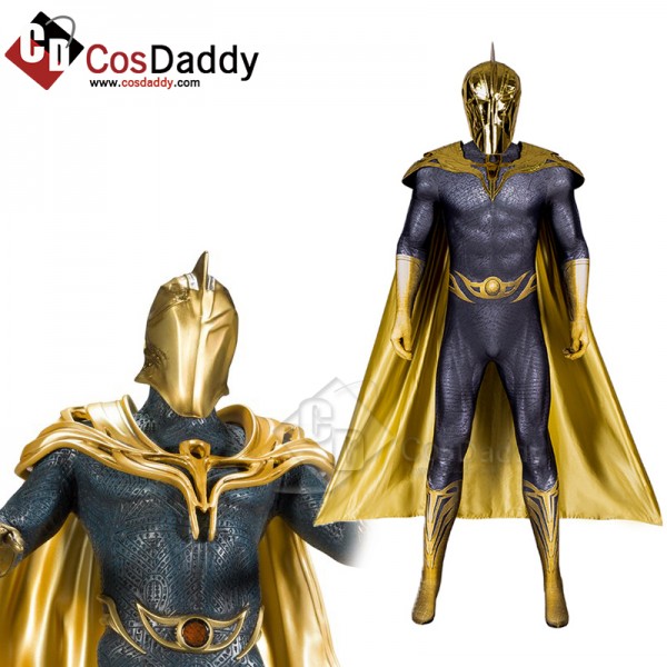 2022 New Black Adam Doctor Fate Cosplay Costume Superhero  Jumpsuit Halloween Carnival Suit