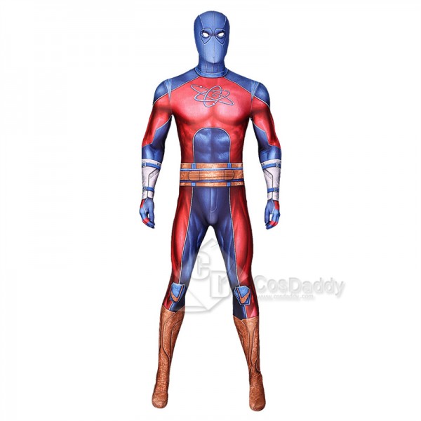 Black Adam Albert Rothstein Atom Smasher Cosplay Costume Superhero Jumpsuit Halloween Carnival Suit