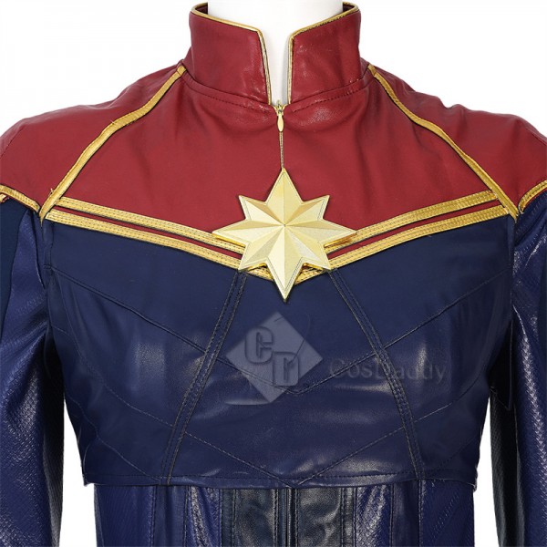 2022 Captain Marvel Carol Danvers Brie Larson Cosplay Costume Supergirl Battle Suit Halloween Outfit