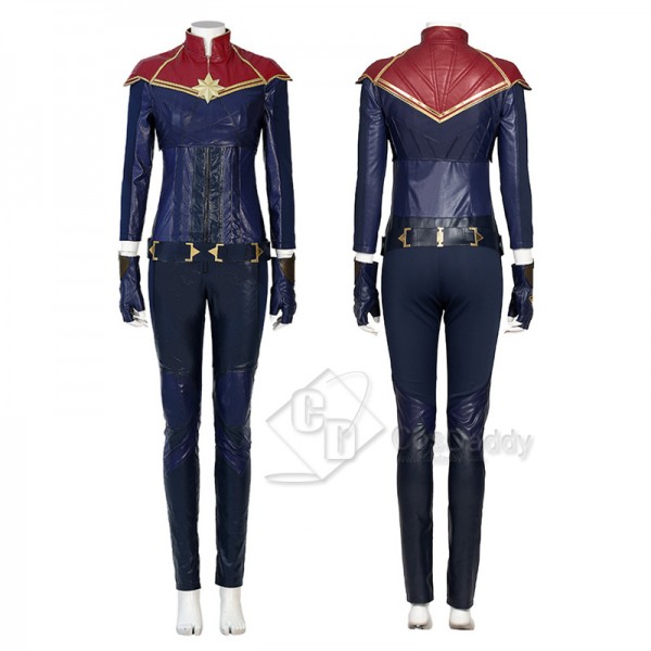 2022 Captain Marvel Carol Danvers Brie Larson Cosplay Costume Supergirl Battle Suit Halloween Outfit