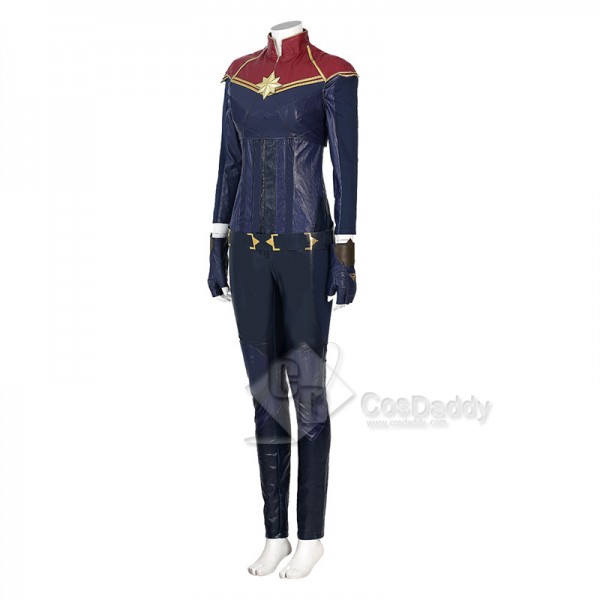 2022 Captain Marvel Carol Danvers Brie Larson Cosplay Costume Supergirl Battle Suit Halloween Outfit