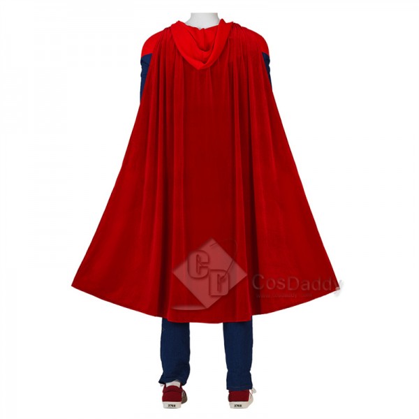 2022 Batman and Superman: Battle of the Super Sons Jon Kent Cosplay Costume Halloween Superboy Suit