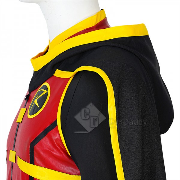 Batman and Superman: Battle of the Super Sons Robin Damian Wayne Cosplay Costume Halloween Suit