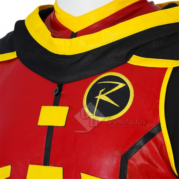 Batman and Superman: Battle of the Super Sons Robin Damian Wayne Cosplay Costume Halloween Suit