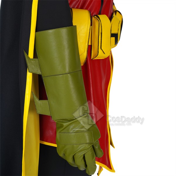 Batman and Superman: Battle of the Super Sons Robin Damian Wayne Cosplay Costume Halloween Suit