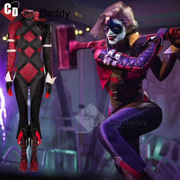CosDaddy Gotham Knights Harley Quinn Halloween Cos...
