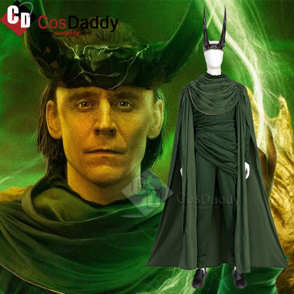 Loki God of Stories Costume Loki 2 Halloween Cosplay Outfit CosDaddy