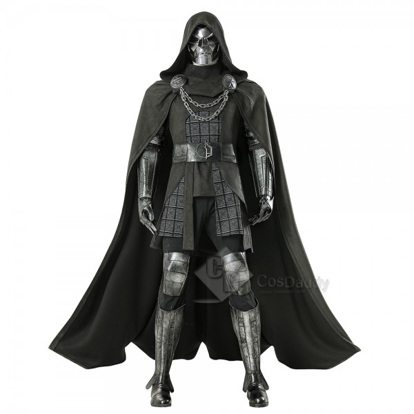 Cosdaddy Avengers 5 Doctor Doom Dr. Victor von Doom Cosplay Costume Doomsday Suit