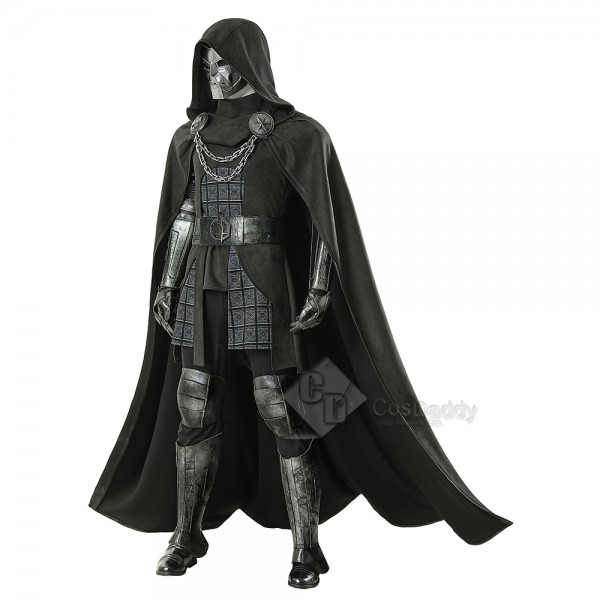 Cosdaddy Avengers 5 Doctor Doom Dr. Victor von Doom Cosplay Costume Doomsday Suit