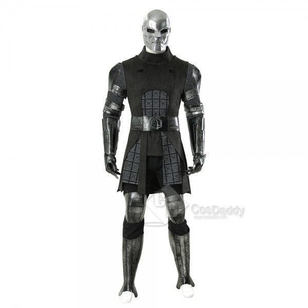 Cosdaddy Avengers 5 Doctor Doom Dr. Victor von Doom Cosplay Costume Doomsday Suit
