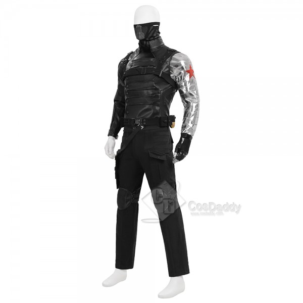 Cosdaddy Captain America 2 The Winter Soldier Cosplay Costume Halloween Suit 
