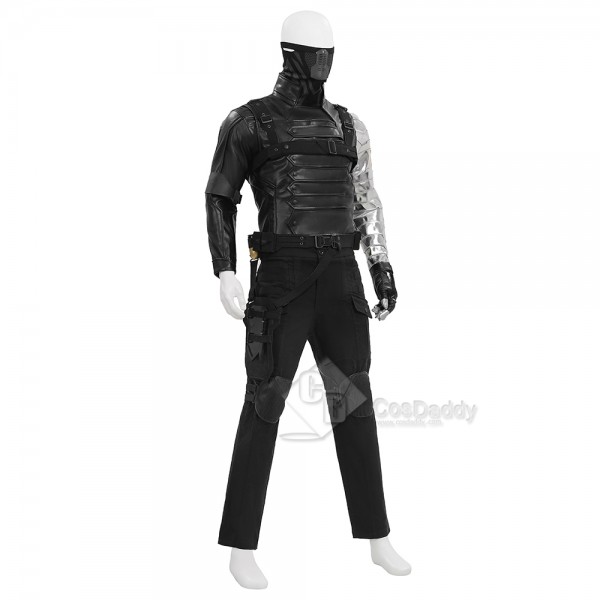 Cosdaddy Captain America 2 The Winter Soldier Cosplay Costume Halloween Suit 