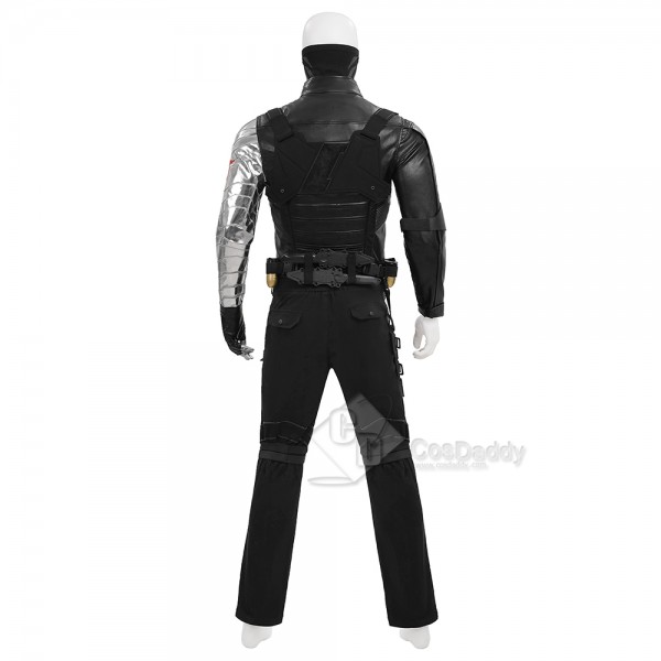 Cosdaddy Captain America 2 The Winter Soldier Cosplay Costume Halloween Suit 