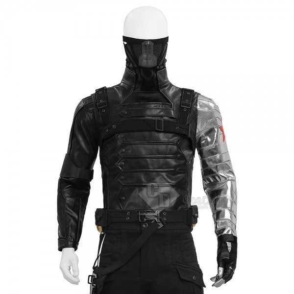 Cosdaddy Captain America 2 The Winter Soldier Cosplay Costume Halloween Suit 