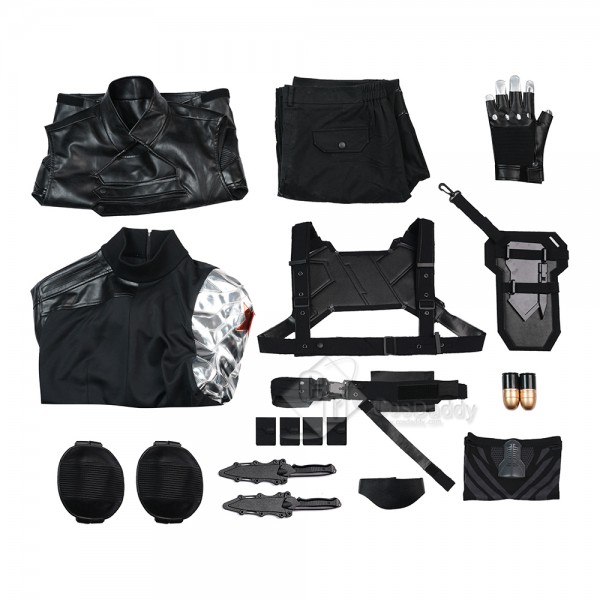 Cosdaddy Captain America 2 The Winter Soldier Cosplay Costume Halloween Suit 