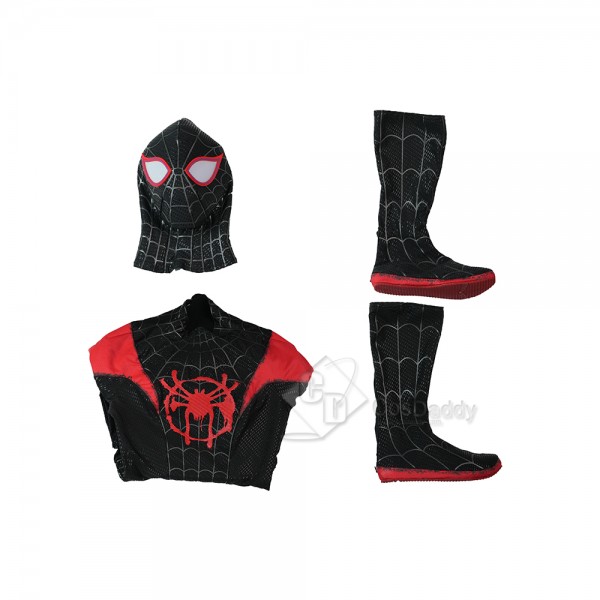 Cosdaddy Spider-Man Into the Spider-Verse Miles Morales Cosplay Costume