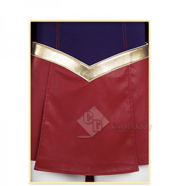 Supergirl Kara Zor-E Kara Kent Cosplay Costume Overgirl Jumpsuit Superhero Bodysuit