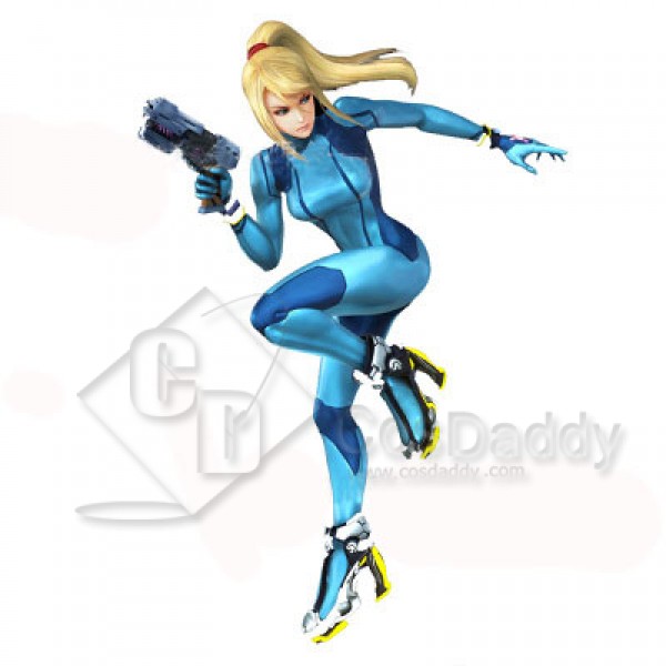 Metroid Samus Aran Bodysuit Zentail Jumpsuit Cosplay Costume