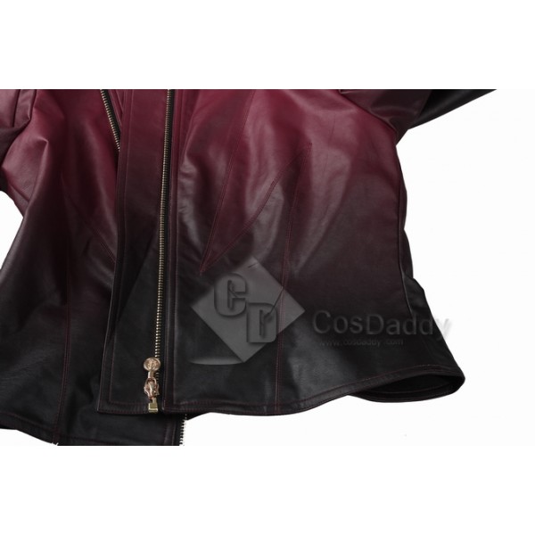 Cosdaddy Marvel Scarlet Witch Wanda Django Maximoff Cosplay Full Set Dress Jacket