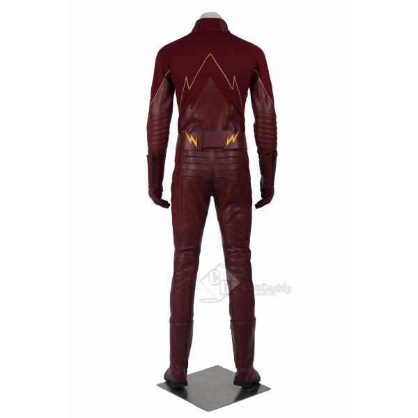 Cosdaddy The Flash Barry Allen Cosplay bodysuit Battle uniform Costume