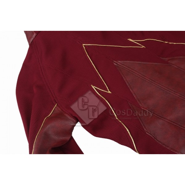 Cosdaddy The Flash Barry Allen Cosplay bodysuit Battle uniform Costume