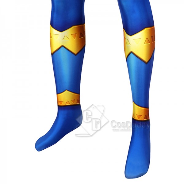 Power Rangers Kishiryu Sentai Ryusoulger Cosplay Costume Blue Ranger Jumpsuit Bodysuit