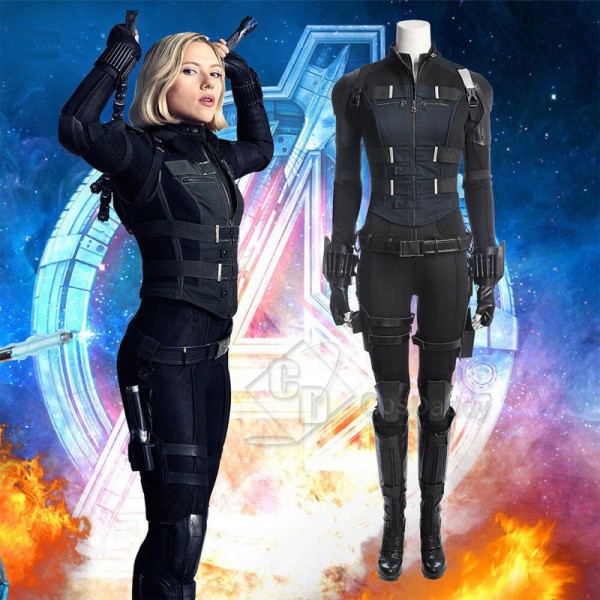 Cosdaddy Avengers: Infinity War Black Widow Natasha Romanoff Cosplay Costume