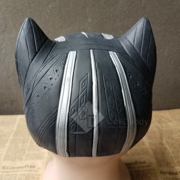 Cosdaddy Marvel Hero T'Challa Cosplay Black Panther Mask