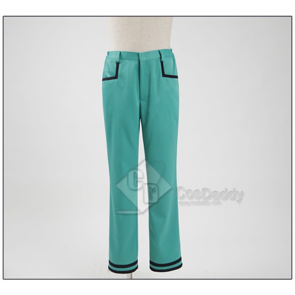 Cosdaddy Saiki Kusuo no sai-nan Cosplay Green School Uniform Costume