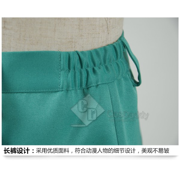 Cosdaddy Saiki Kusuo no sai-nan Cosplay Green School Uniform Costume