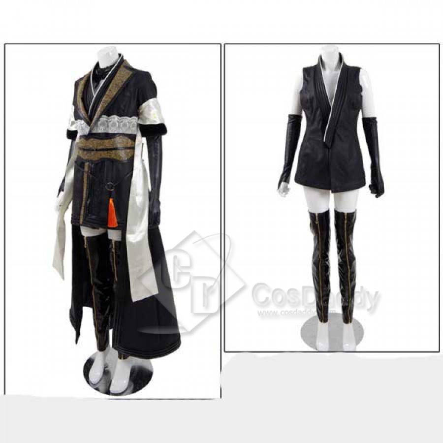 Cosdaddy Final Fantasy FF 15 Gentiana Cosplay Black Costume
