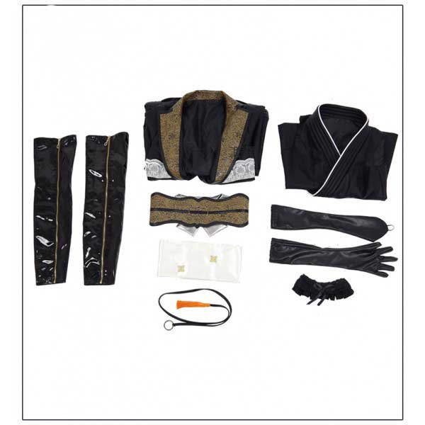 Cosdaddy Final Fantasy FF 15 Gentiana Cosplay Black Costume