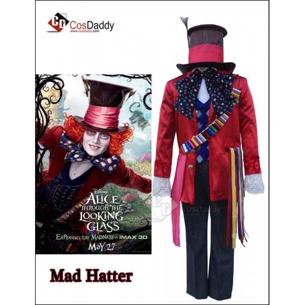 Alice in Wonderland 2 Mad Hatter Full Set Cosplay ...