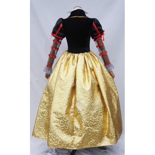 Alice  in Wonderland 2 The Red Queen Iracebeth Cosplay Dress