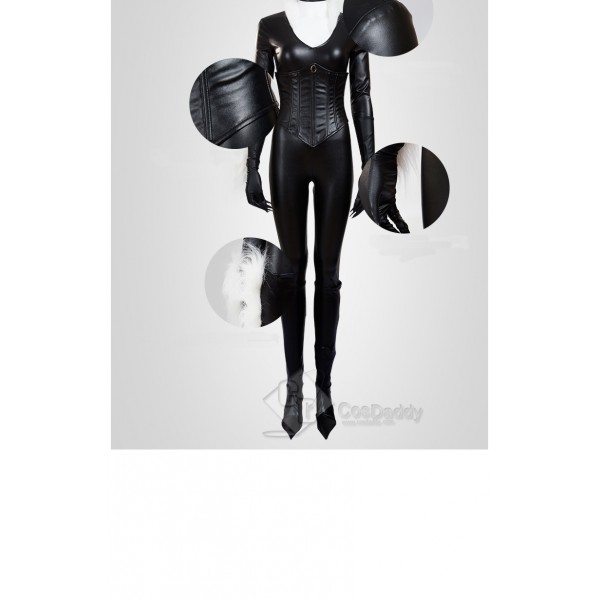 Catwoman Selina Kyle Cosplay black body jumpsuit full set costume 