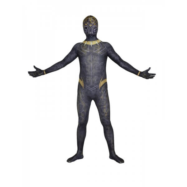 Cosdaddy Black Panther T'Challa Cosplay Black Jump...