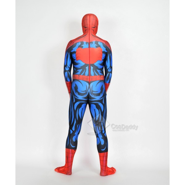 Cosdaddy Spider-man Cosplay Red Costume Jumpsuit