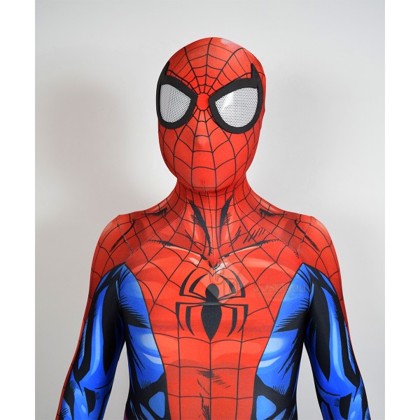 Cosdaddy Spider-man Cosplay Red Costume Jumpsuit