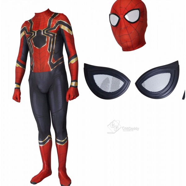 Spider-man Iron Spider Peter Park Cosplay  Costume