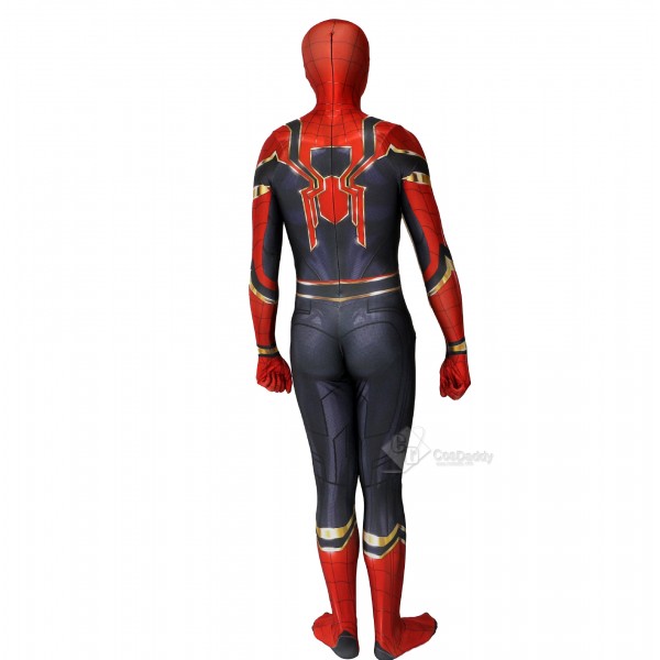 Spider-man Iron Spider Peter Park Cosplay  Costume