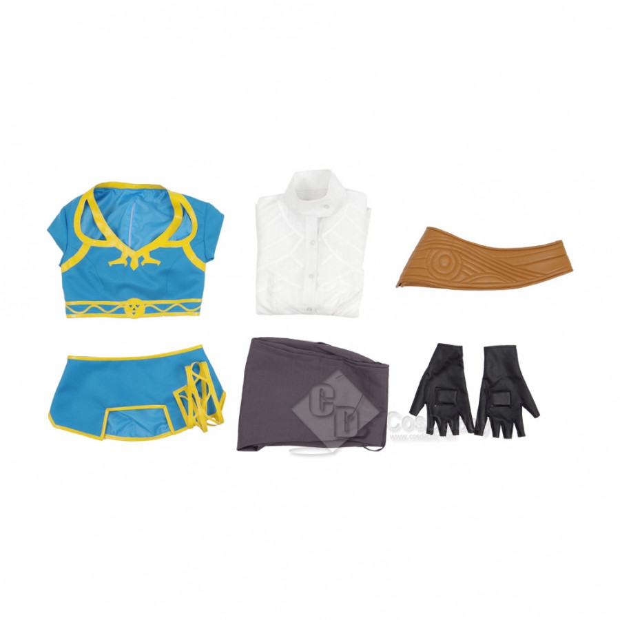 open lace back dress The Legend of Zelda: Breath of The Wild Princess Zelda Cosplay Costume Female / L